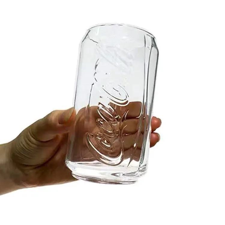 Factory Can Shaped Glass Drinks Beer Cans Cola Coke Can Shaped Glass Buy Can Shaped Glass