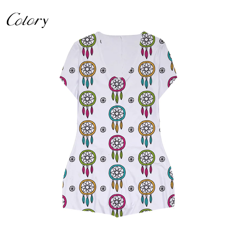 

Colory Your Own Onesie Shorts For Women Design Print, Picture shows