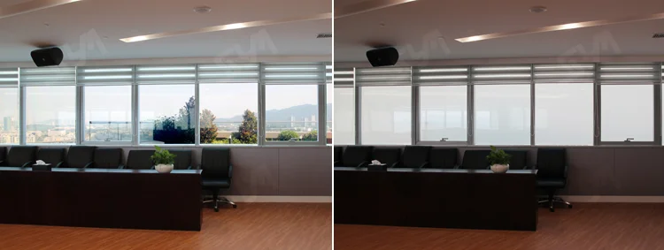 dimming smart glass pdlc film for switchable smart glass