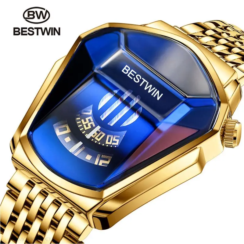 

BESTWIN 6615 Brand Couple Luxury Fashion Sport Watch Military Quartz Wristwatch Top New Design Lovers Casual Men Clock reloj