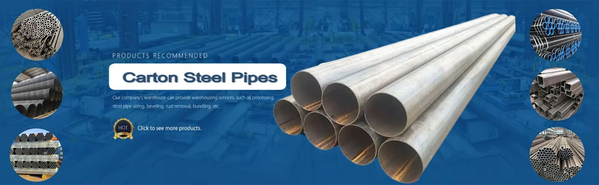 carton steel pipe/tube