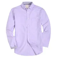 

"2020 Hot Sale New Casual Shirt Design High Quality Cotton Oxford Solid Color Long Sleeve Casual Shirts for Men "