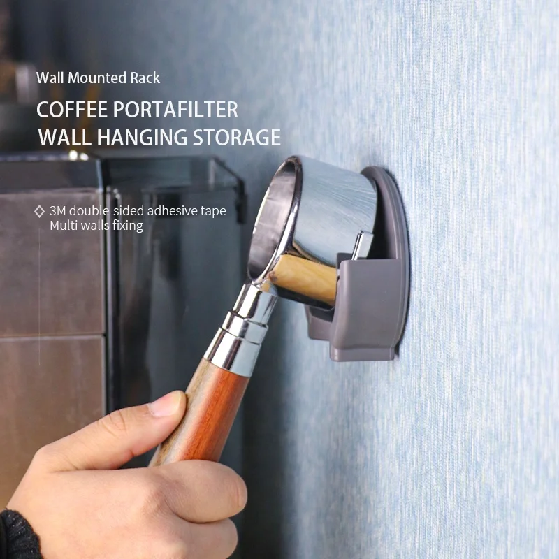 

Coffee Portafilter Wall Rack 51MM/54MM/58MM Coffee Tamper Wall Mounted Rack