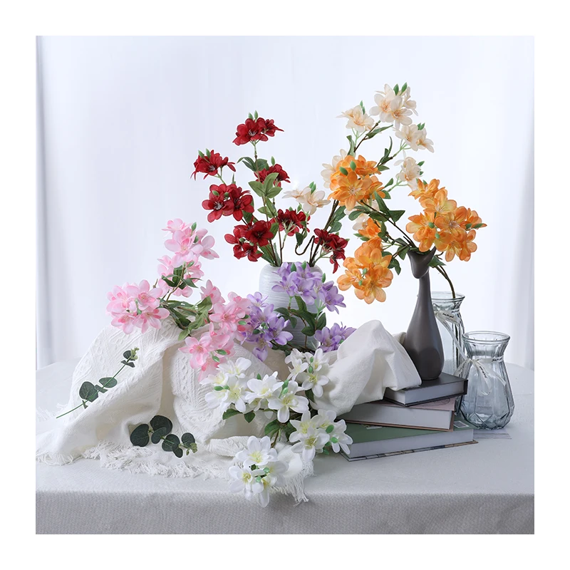 

decoration mariage artificial flowers pengfei freesia decorative