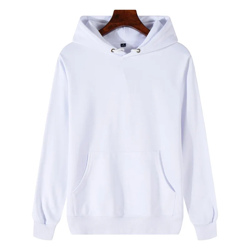 

Autumn and winter terry pullover sweater blank custom hoodie solid color casual wear cross-border wholesale, Shown