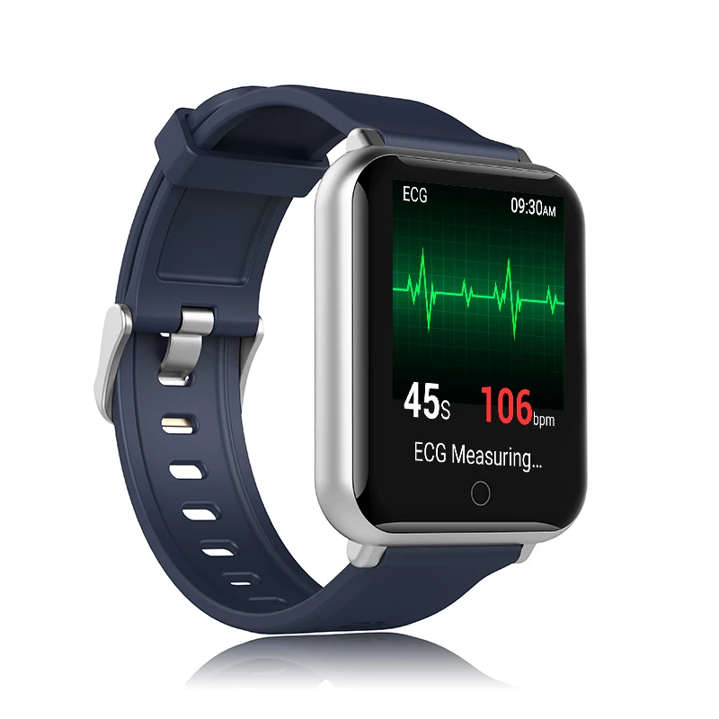 

Spo2 Ecg Smart Fitness Tracker Bracelet Health Protector Mh08 Women Smart Watch, Black, blue, red, silver