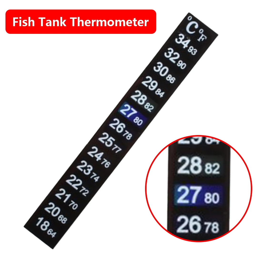 Aquarium Fish Tank Thermometer Temperature Sticker Aquarium Accessories