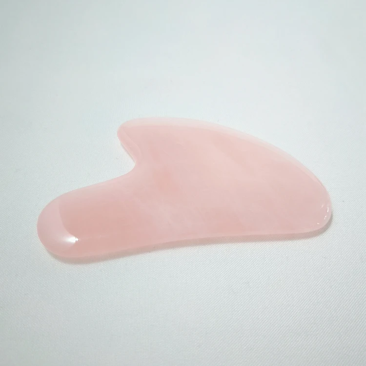 

Massage Tools Rose jade gemstone heart gua sha board crystal guasha tools