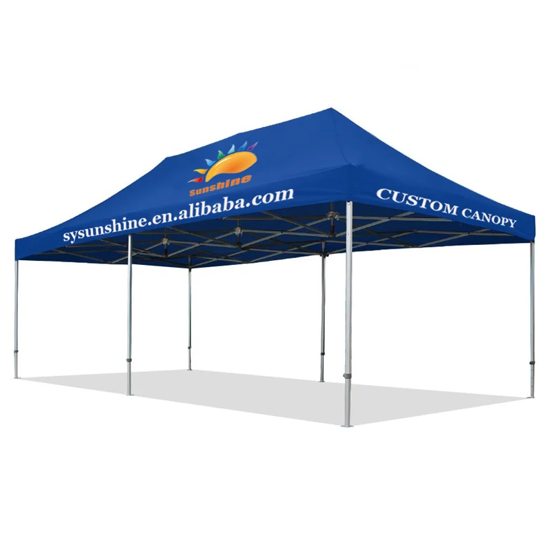 Heavy-Duty 10ftx20ft Personalized Trade Show Canopy Logo-Customized Aluminum Barnum High-Durability Advertising Exhibition Event