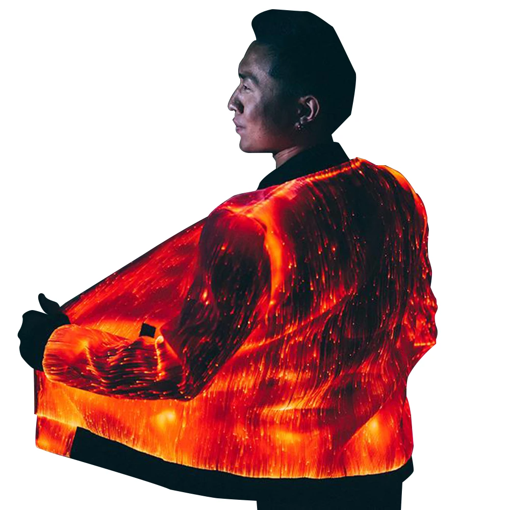 

Cool design led jacket luminous jacket glow in the dark jacket