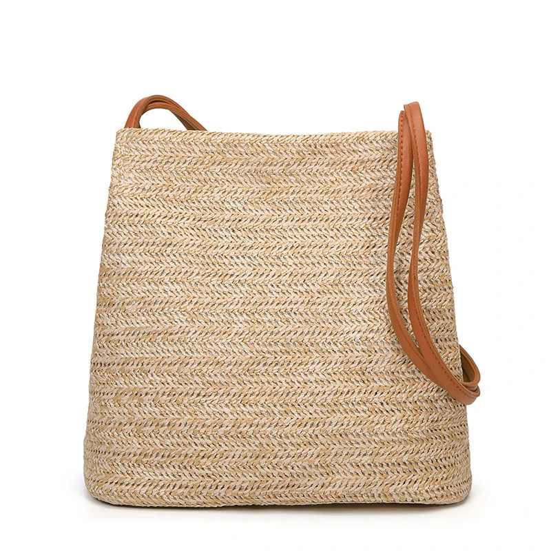 product-GF bags-Women Straw Bag Bohemian Rattan Beach Handbag Handmade latest Cross body Bucket Bags