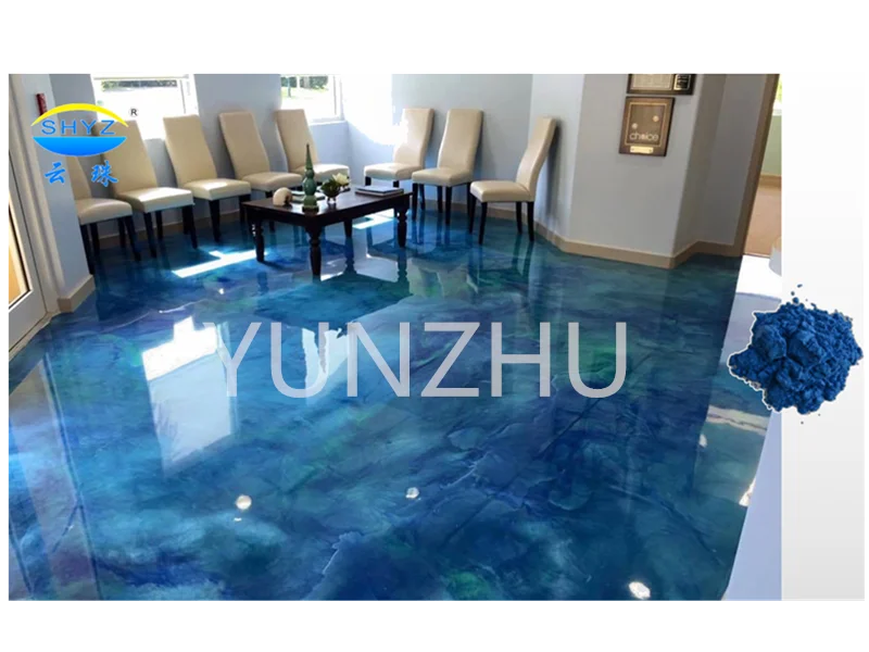 Yunzhu 3d Colorant Metallic Epoxy Resin Flooring Pigment For Coating