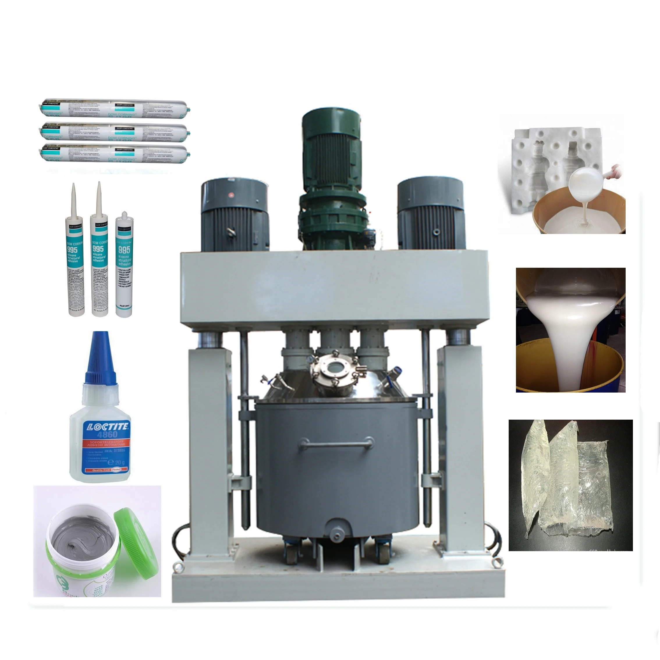
multi function silicone sealant dispersion machine 