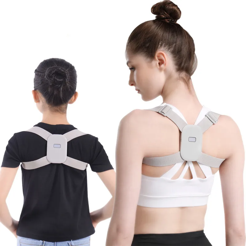 

Adults Kids Intelligent Adjustable Sensor Vibration Reminder Posture Back Support