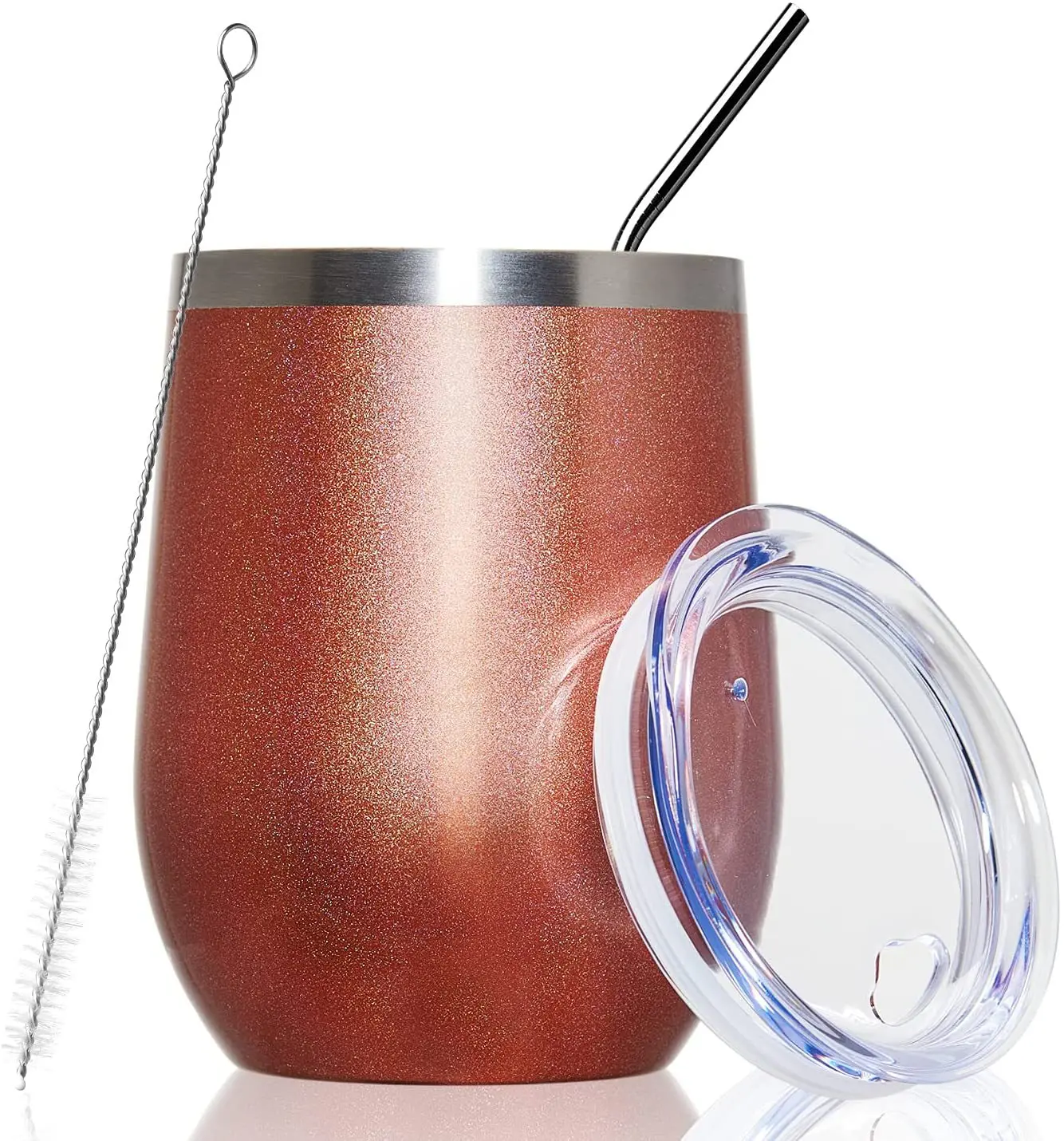 

Hot sale stainless steel 12 OZ egg shaped Thermos Cup mug coffee cup with cover custom logo printed thermos drinking cup