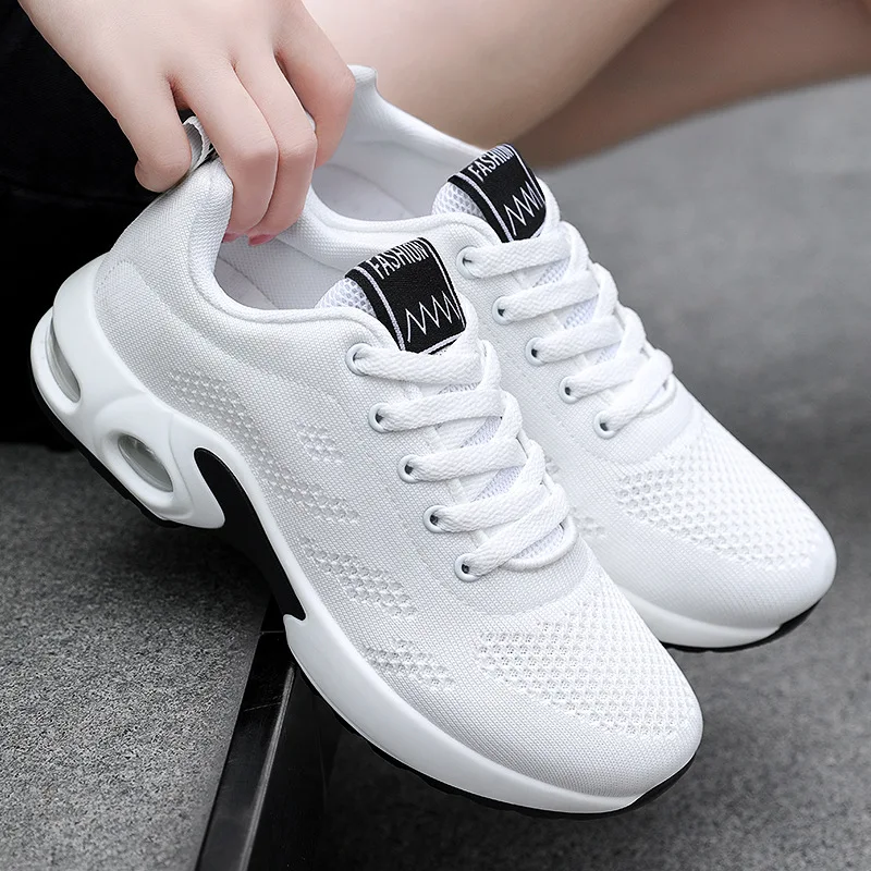 

Women sports shoes 2022 fashion soft comfortable casual white shoes girls sport shoes, Customized color