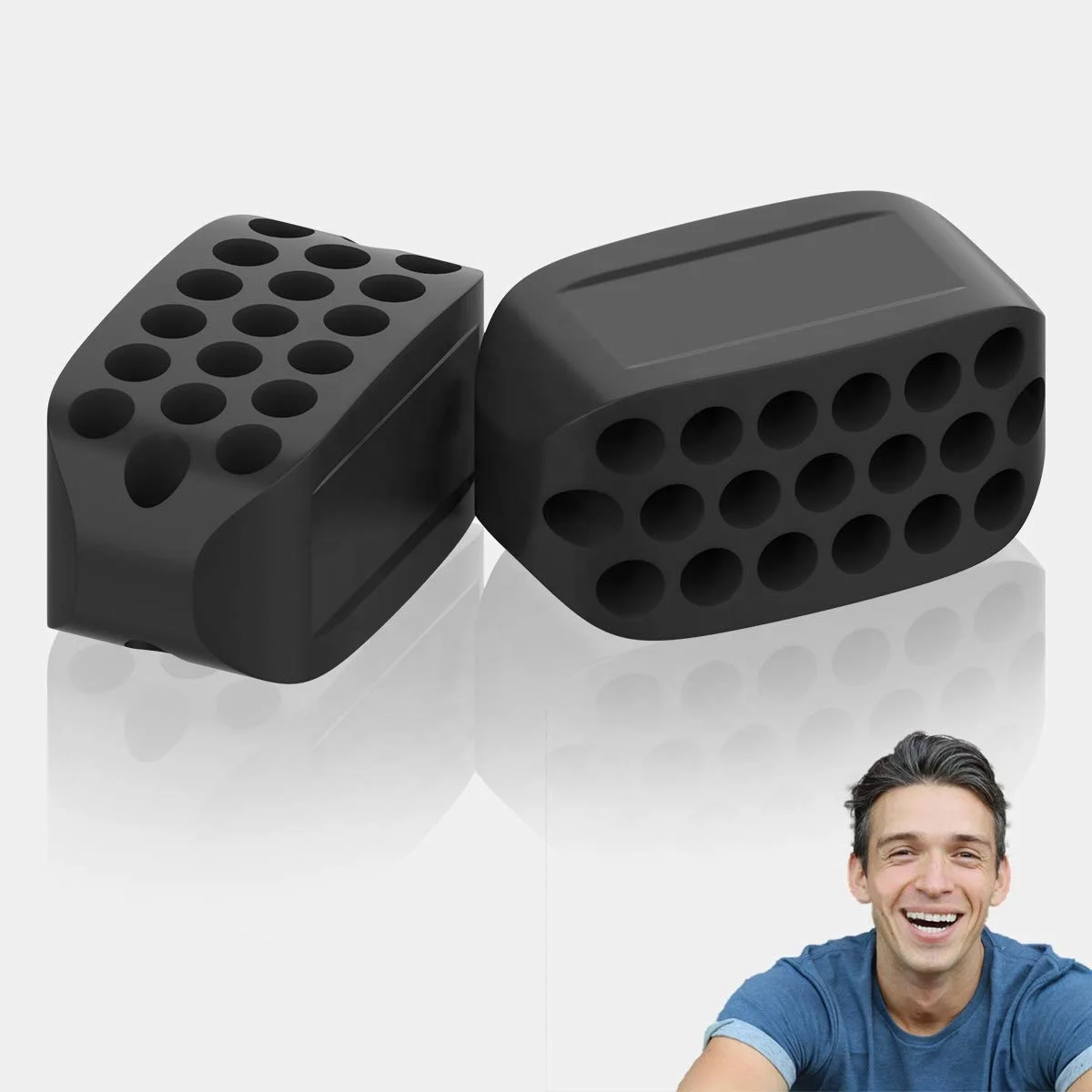 

Professional Jaw Trainer Facial Ball Portable Exercise Jaw size Mouth Jawline Jaw Exerciser