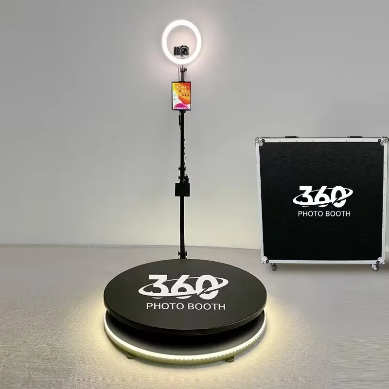 

easy 360 photobooth photo booth 360 metal platt form plate-forme slow motion spin electric 360 spinner base photo booth