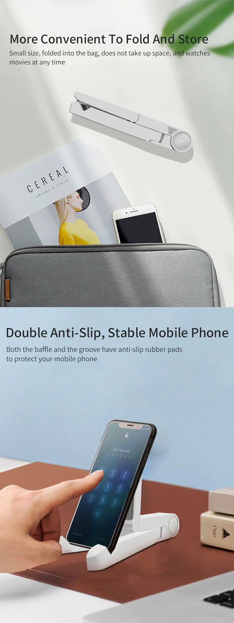 Wholesale Phone Accessories Mobile Phone Holder Tablet Stand Support For Tablet And Smartphone