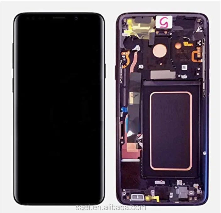 

6.2 Inch Mobile Phone Touch Screen For Samsung Galaxy S9 With Frame Original Lcd Replacement Parts For Samsung Mobiles, Black