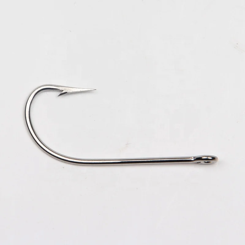 

Mustad Norway Origin Fishing Hook Stainless Steel Hook 8-8/0# 34007SS Fishing Hooks, Sliver