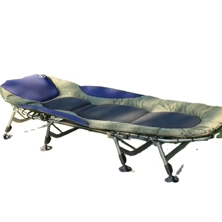 

Aluminum alloy 8-leg folding bed chair with environmental protection fabric carp bedchair lash fishing, Customized