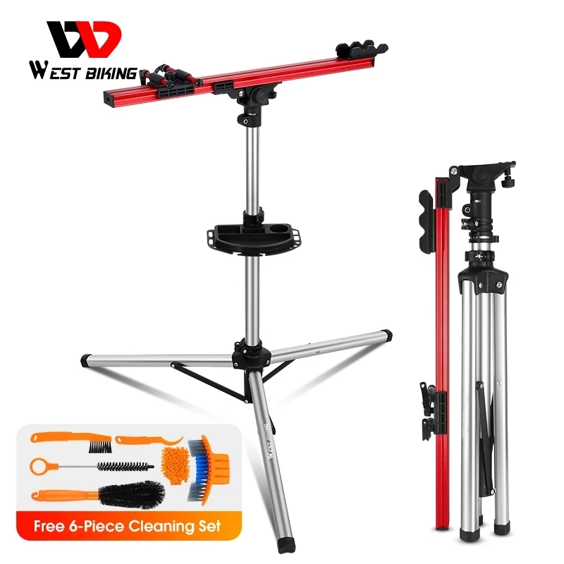 

WEST BIKINGSimple Adjustable Home Bike Repair Stand Bicycle Work Stand Maintenance Rack For MTB Road/Folding Bicycles Heavy Duty