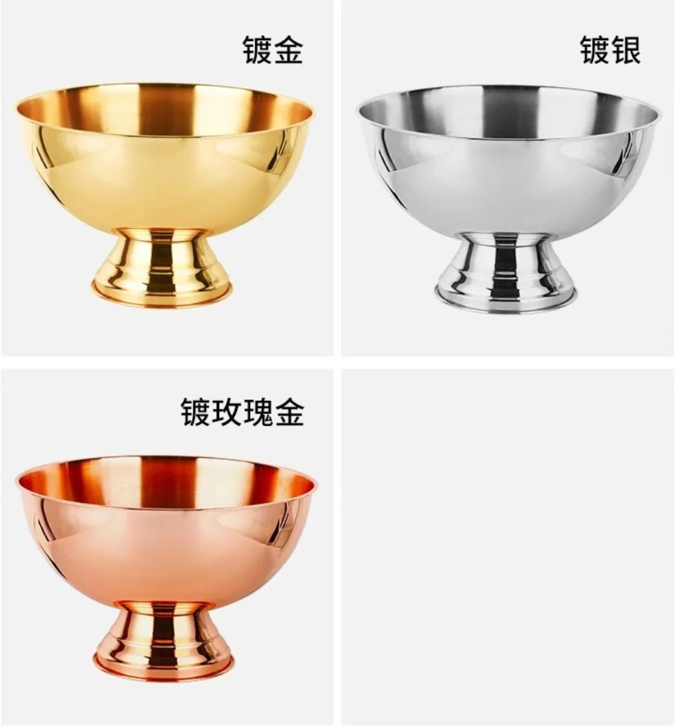 13.5L Wholesale Custom Large Stainless Steel Cool Ice Bucket for Parties