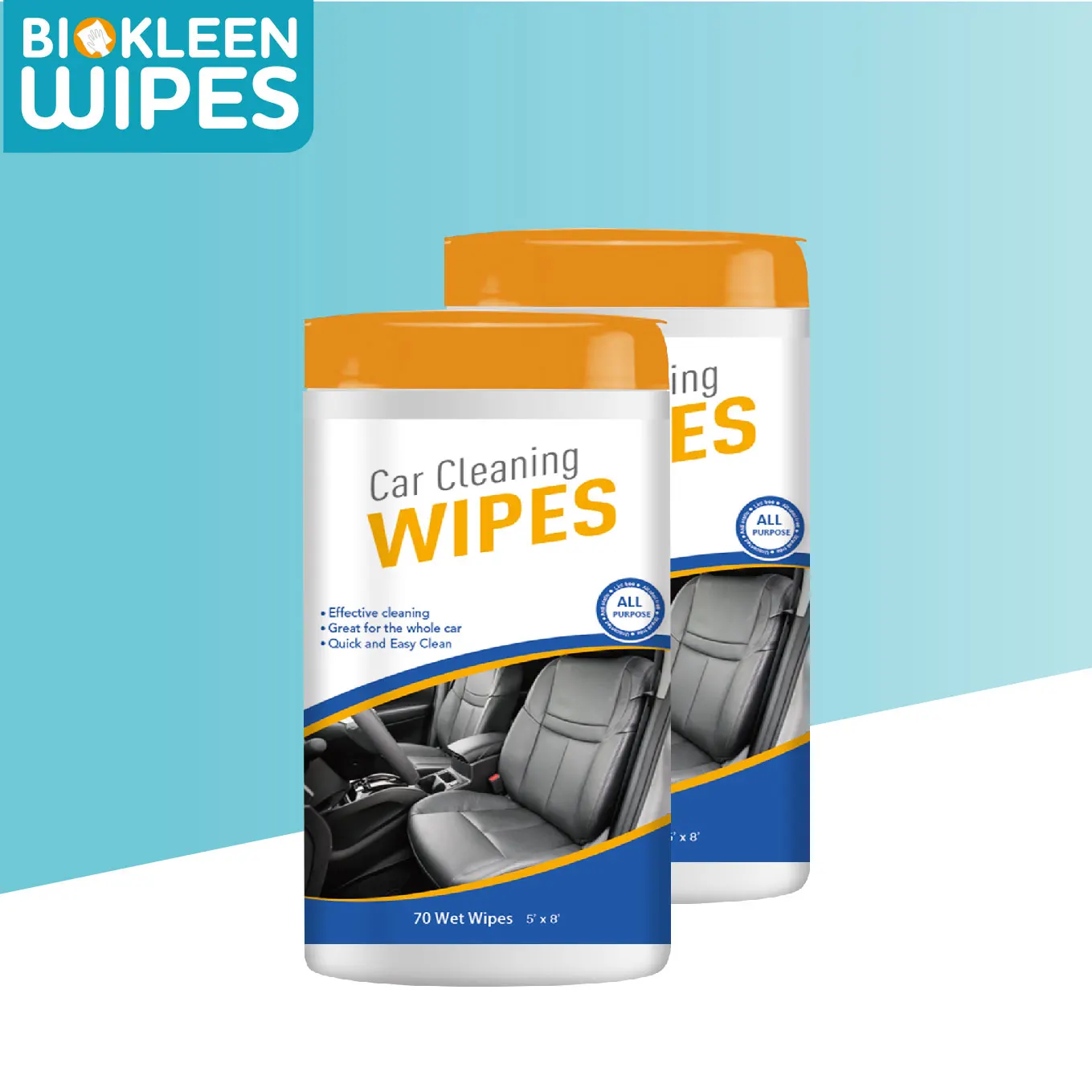 

Lookon Wholesale Anti Fog Screen Leather Self-service Wet Nonwoven Bamboo Wash Car Wipes Natural Ingredients For Car Container