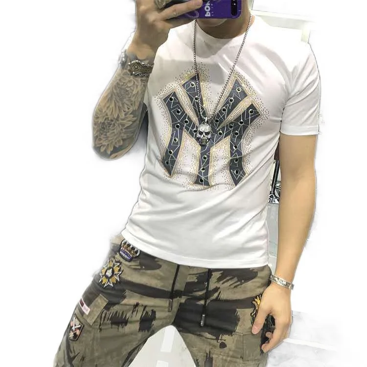 

Summer men's short-sleeved T-shirts made in China, Mixed color