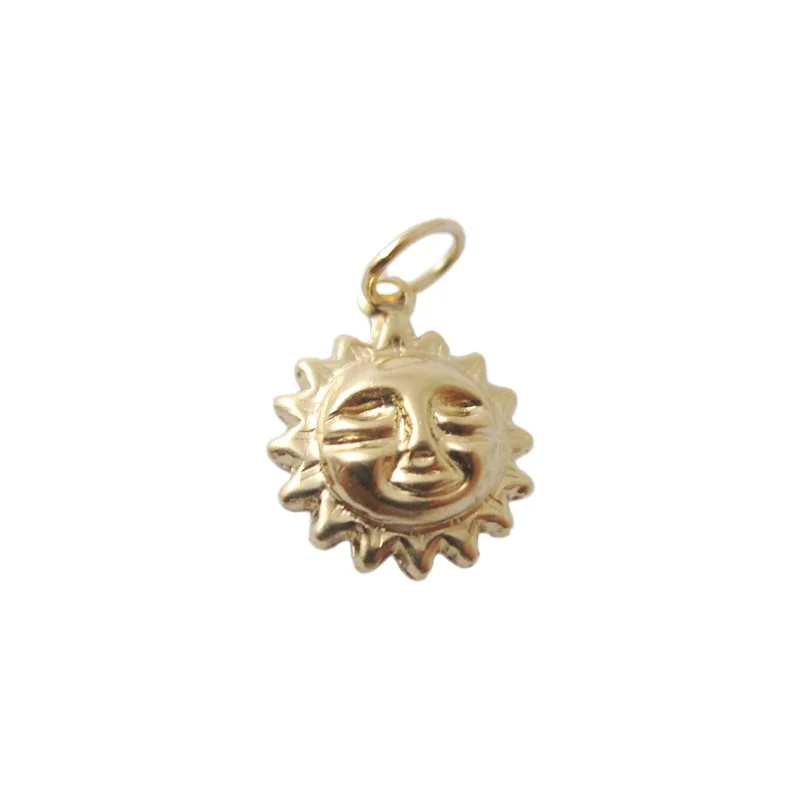 

Beadsnice ID 25935 sun charm Pendant of 14K Gold filled jewelry