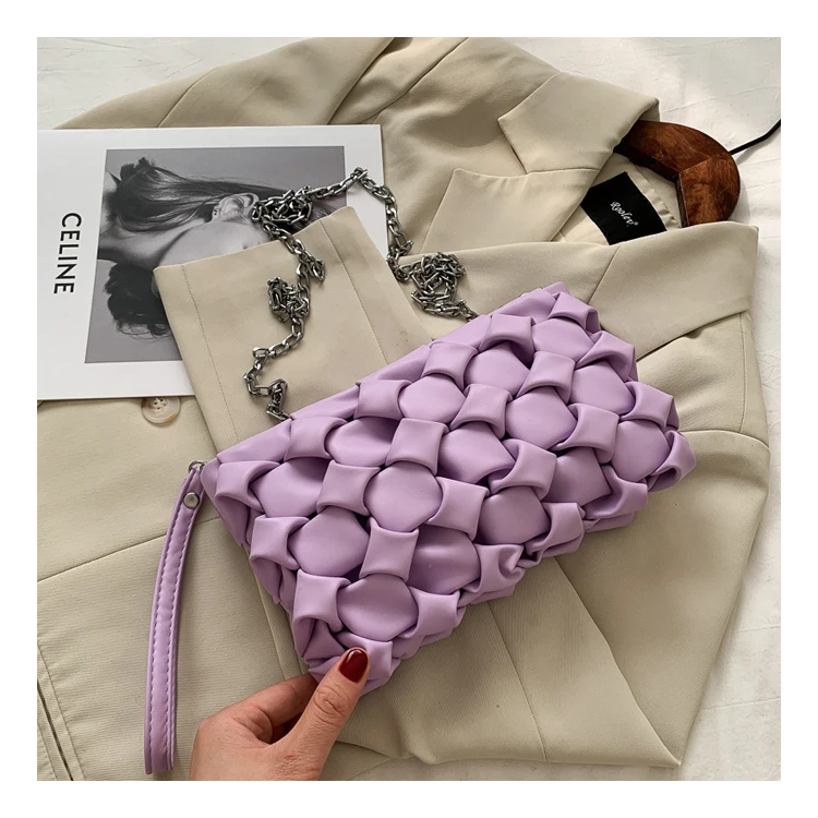 

High Quality straw Envelope Shoulder Bags Women Purse and Handbags