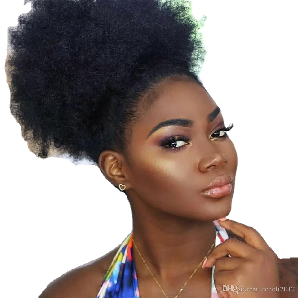 

Black women 120g quality Brazilian afro hair bun