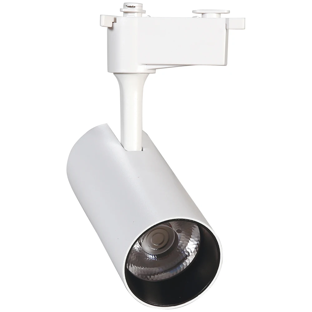 CE/EMC/ROHS commercial led spot lighting 1phase 15w 25w 30w focus track rail light for hair mobile shop