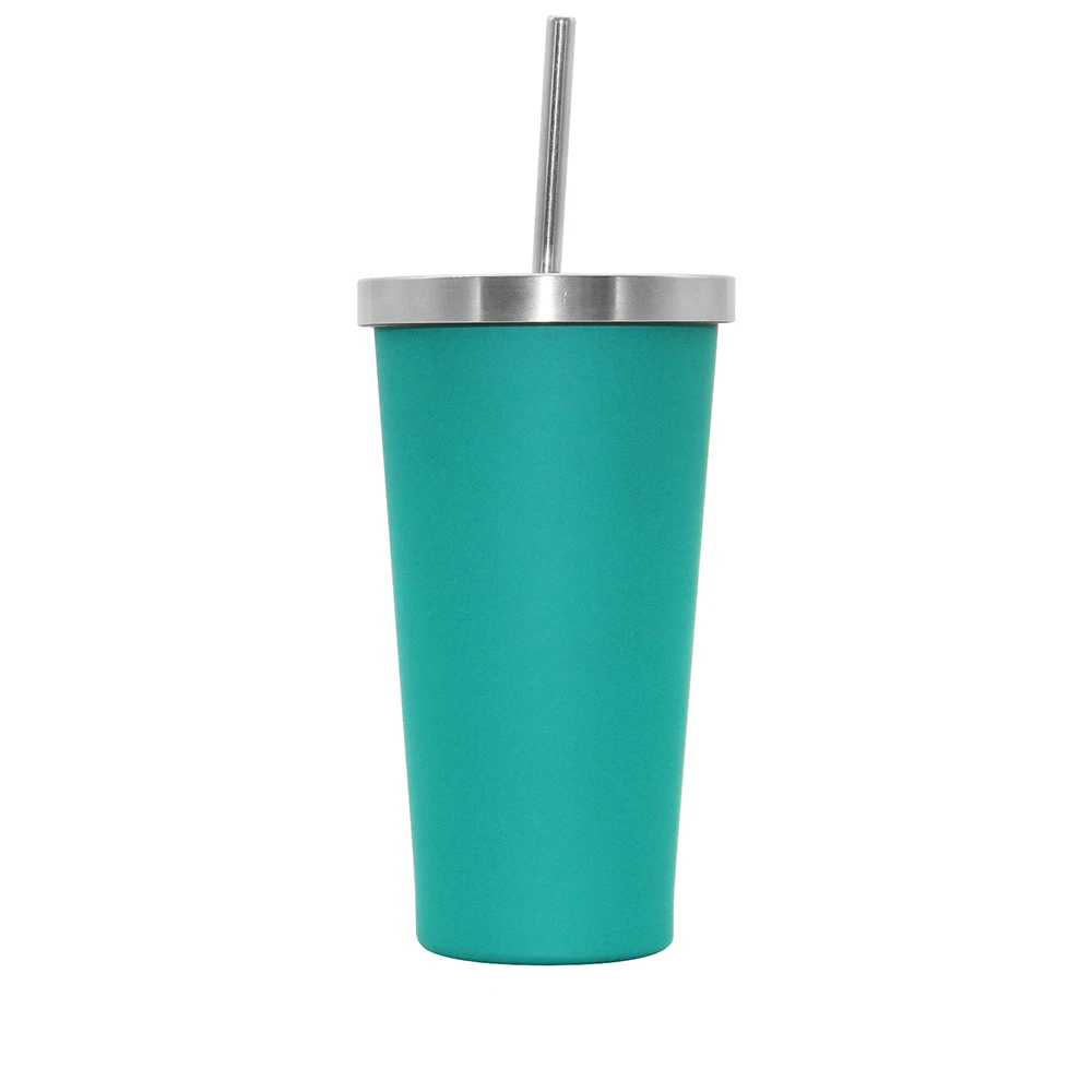 

Coffee Tumbler Double Wall Stainless Steel Custom Logo Travel Coffee Mug Vacuum Cups Water Bottles with Lid and Straw, Customized colors acceptable