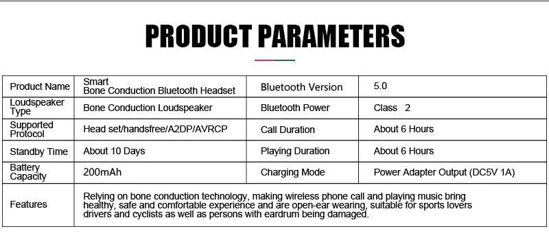 2019 Z8 bone conduction headphone 5D stereo bass surround wireless earphone - ANKUX.COM