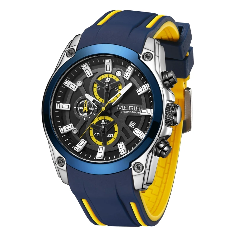 

MEGIR 2144 Wristwatches Luxury watches Chronograph Quartz Relogio Masculino watches men sport watch waterproof