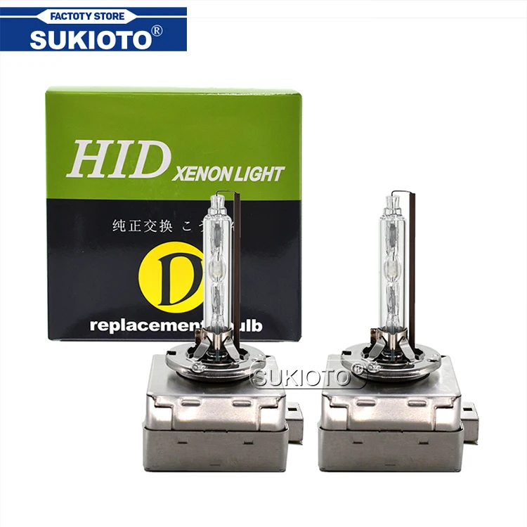 

SUKIOTO 2PCS New Original 35W D1S D2S D3S D4S Xenon HID Bulbs 4300K 5000K 6000K 8000K HID Xenon Lamp 55W D1S D3S Car Headlight