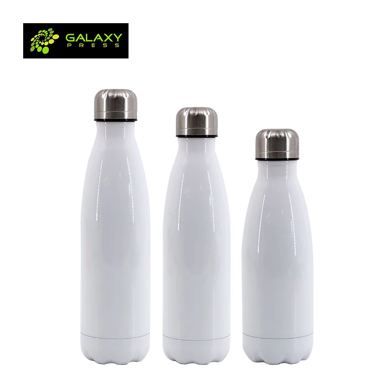 

Dye Sublimation Cola Shape Stainless Steel Bottle Sublimation Blanks Sblimation Products, Purple/lemon yellow/mint green