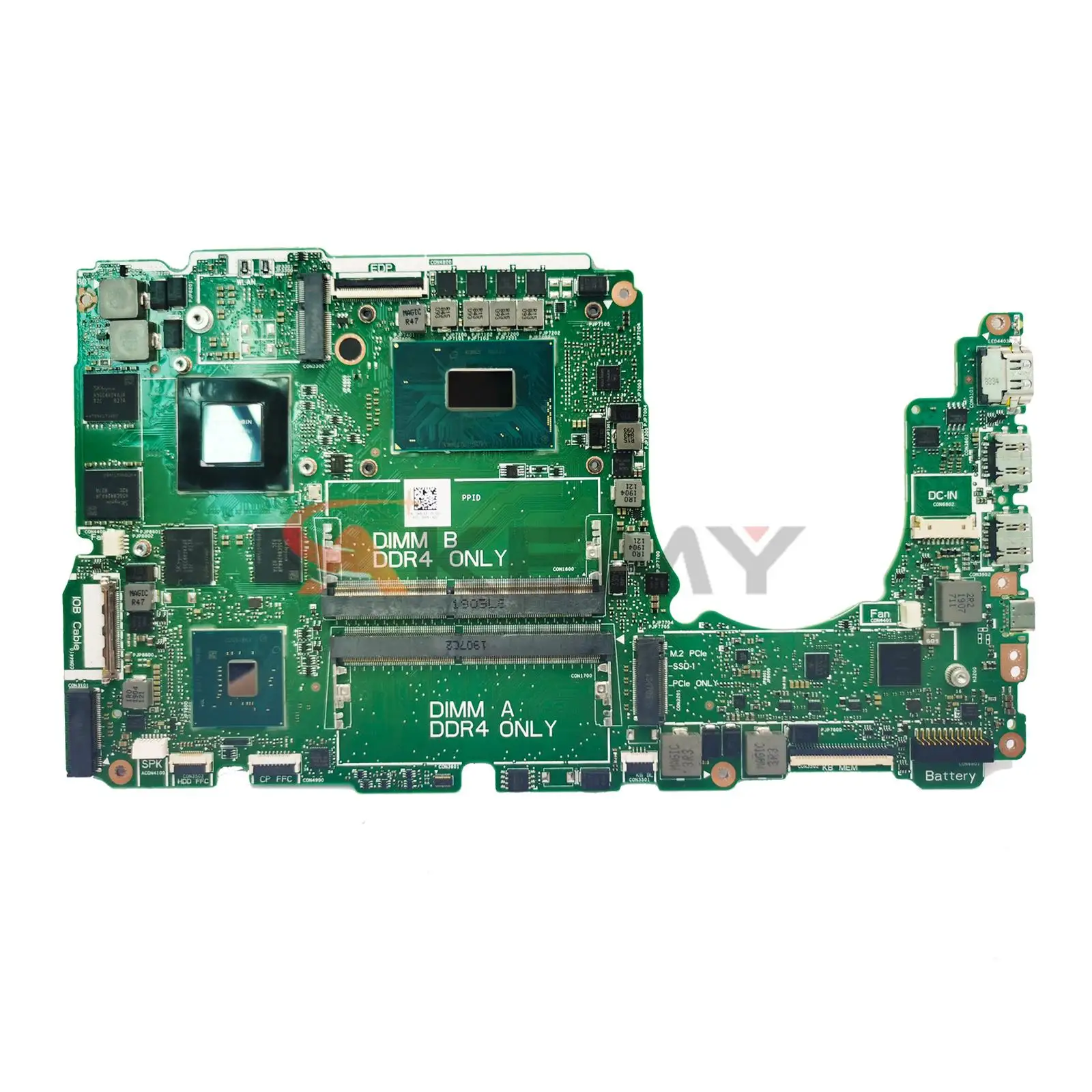 

For DELL Inspiron 7590 7591 Notebook Mainboard I5-9300H I7-9750H GTX1650 CN-0K1VDX CN-0CRR00 K1VDX NBL-N15-MB 100% working well