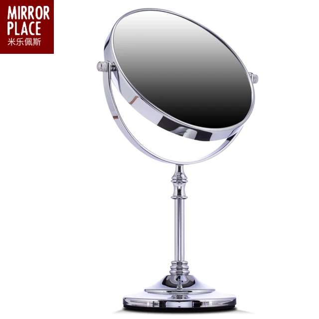

360 degree rotation desktop cosmetic mirror for makeup