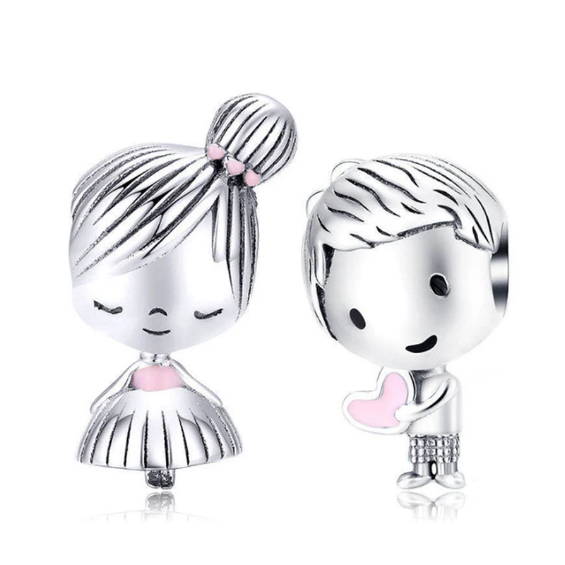 

Big Hole Beads Boys and Girls Character Beads Bracelet Beads DIY Couple Bracelet Making Accessories DIY Charm