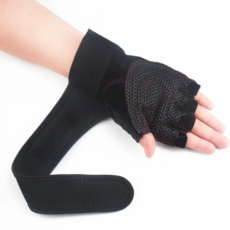 

Wholesale Custom Fitness Workout Weight Lifting Men Women Gym Gloves, Black