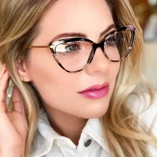 

Fashion Glasses 2020 Custom vogue optical frame oversized clear lens glasses computer screen protector glass