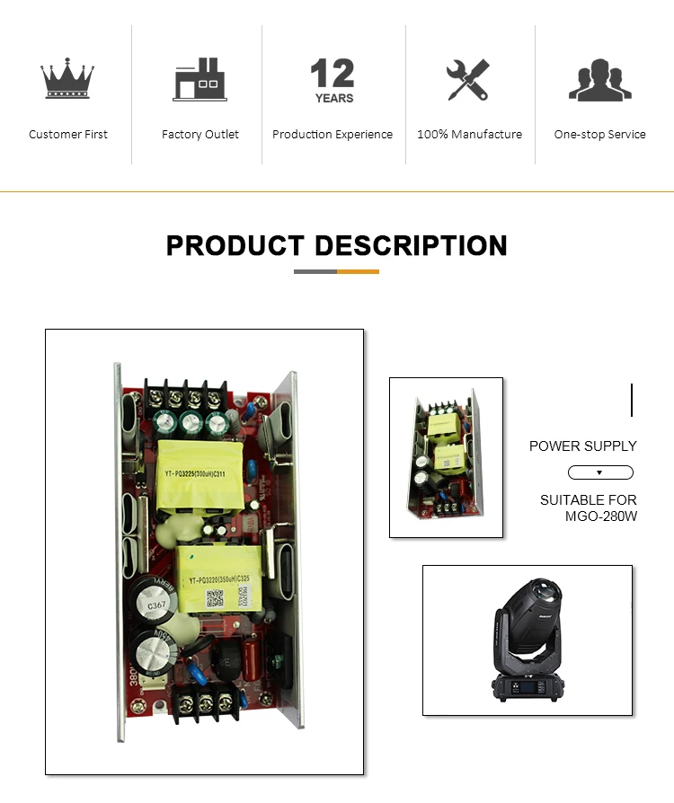 280 ac portable adjustable dc power supply with best quality and low price