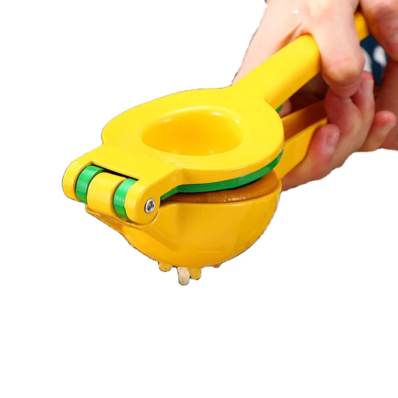 

Hot zinc alloy double combo lemon squeezer Manual Hand Press Juicers, Yellow + green