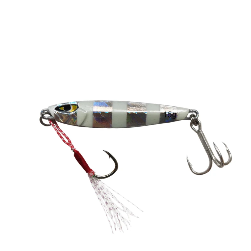 

Lutac Fish Metal Lure Bait Lead jigging lures for sea fishing New Model new product, 6 colors
