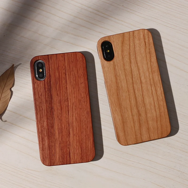 

Natural Real Wooden Hand Carved Wood Cell Phone Case Cover For iPhone 11 pro max, 2 color