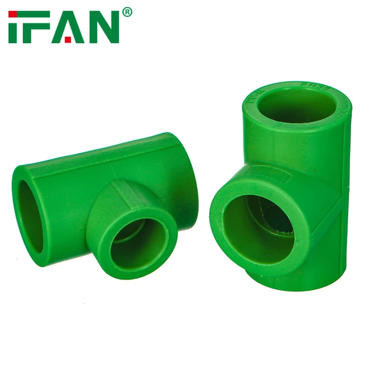 

IFAN Factory Direct Sales PPR Pipe Fittings Brass Insert Material Plumbing Materials PPR TEE