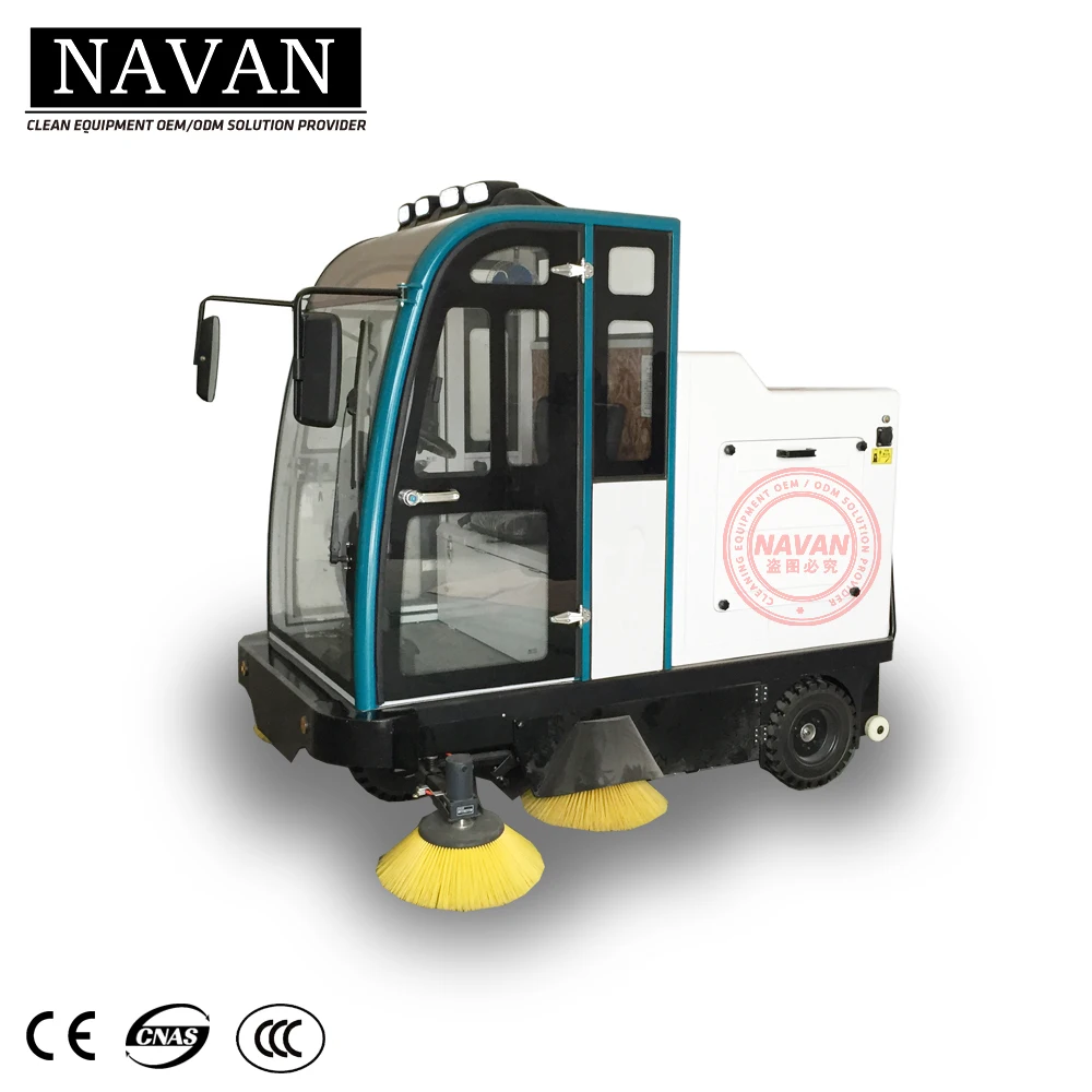 
NAVAN Electric commercial ride on 3 in 1 sweeper 